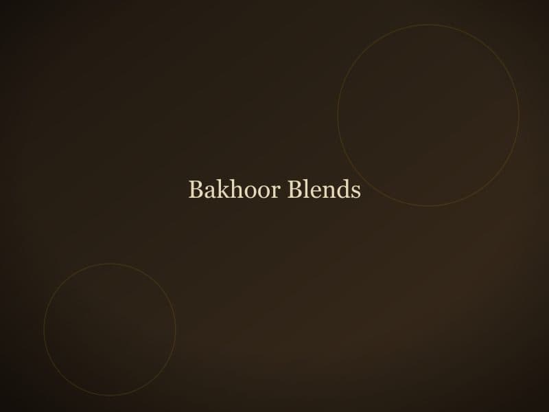 Hand-crafted bakhoor incense blends made with agarwood from Northeast India